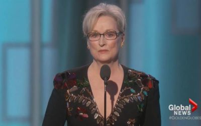 Take your broken heart, make it into ART, says Meryl Streep and she lambasted Donald Trump