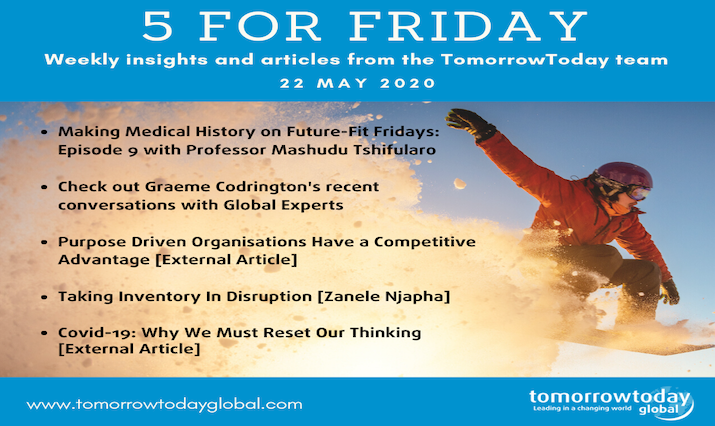 Five for Friday: 22 May 2020
