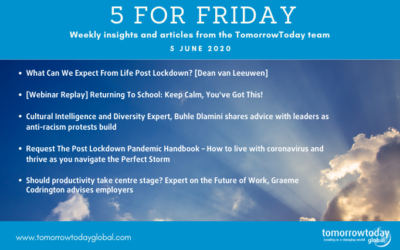 Five for Friday: 5 June 2020