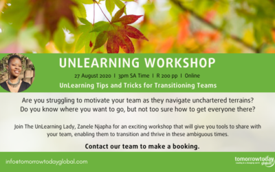 Improve Your Team’s Adaptive Capacity: UnLearning Virtual Workshop