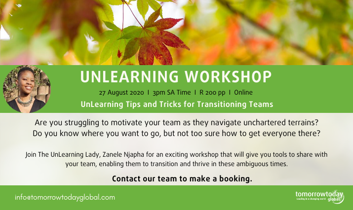 Improve Your Team’s Adaptive Capacity: UnLearning Virtual Workshop