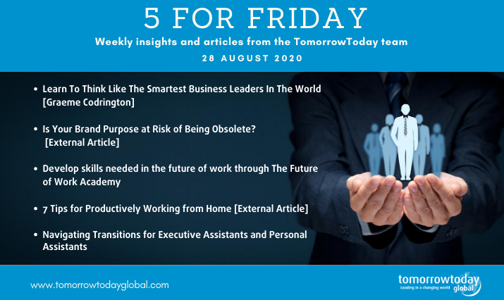Five for Friday: 28 August