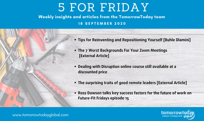 five for friday 18 sep