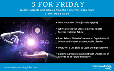 Five for Friday: 2 October