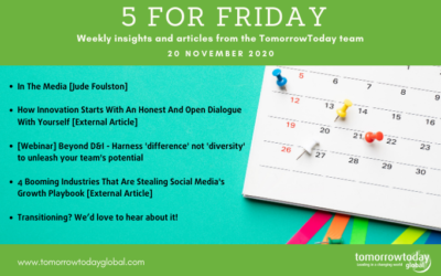 Five for Friday: 20 November