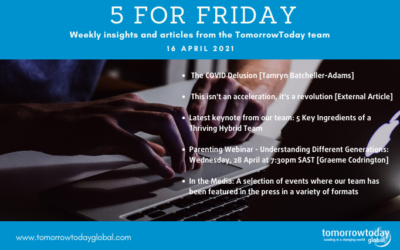 5 for Friday: 16 April 2021