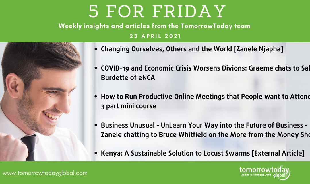 Five for Friday: 23 April 2021