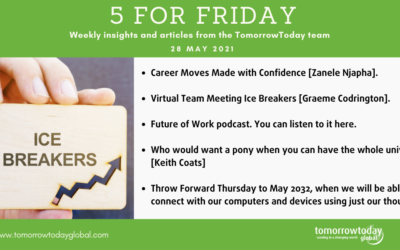 Five for Friday: 28 May 2021