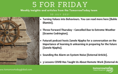 Five for Friday: 23 July 2021