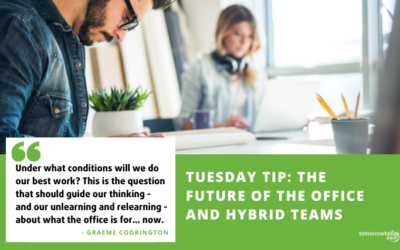 Tuesday Tip: The Future of the Office and Hybrid Teams