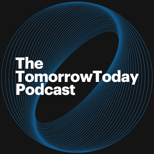The TomorrowToday Podcast logo
