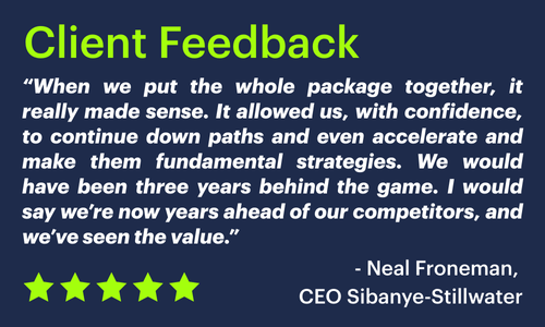 Client Feedback - Neal Froneman, CEO Sibanye-Stillwater