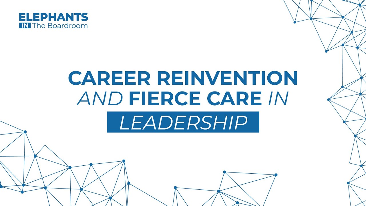 Career Reinvention and Fierce Care in Leadership with Tony Underwood